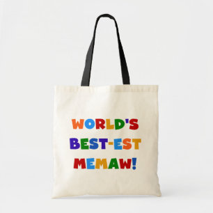 Helle T-Shirts des Gut-est Memaw der Welt Farb Tragetasche
