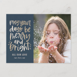 Helle Tage EDITABLE FARBURLAUBSKARTE Postkarte