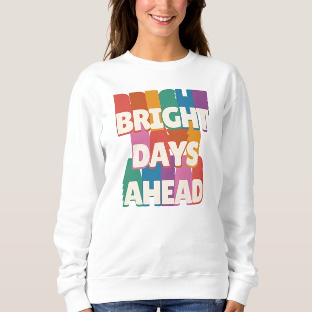 Helle Tage im Vorfeld #2 Sweatshirt (Vorderseite)