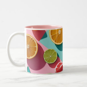 Helle Tage, kühne Farben – Farbige Sommer-Tasse De Zweifarbige Tasse