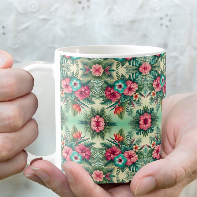Helle Tropen-Tasse Kaffeetasse (Von Creator hochgeladen)