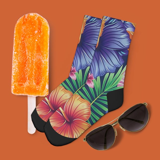 Helle tropische Flora Socken (Von Creator hochgeladen)