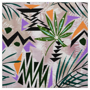 Helle tropische hawaiianische Illustration Stoff