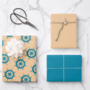 Helle True Orange Solid Color Geschenkpapier Set