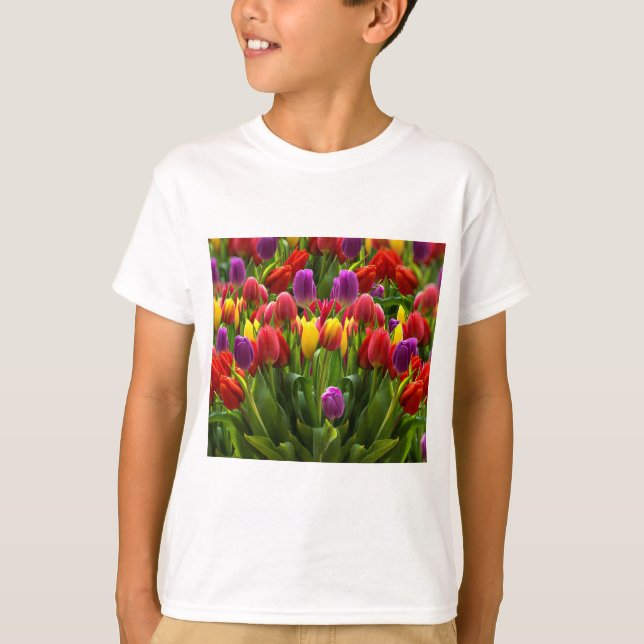 Helle Tulips T-Shirt (Vorderseite)