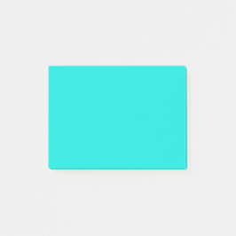 Helle türkisfarbene Farbe Post-it Klebezettel