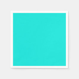 Helle türkisfarbene Farbe Serviette