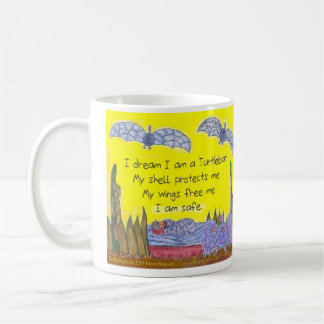 Helle turtlebats Gedicht-Tasse Tasse