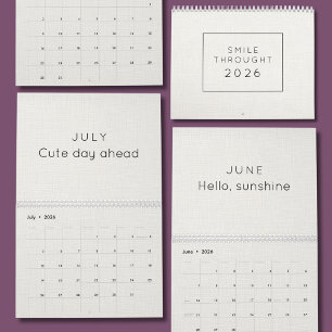 Helle und bunte Inspirations-Wandkalender Kalender