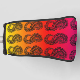 Helle und farbenfrohe Pangolgolfkopfabdeckung Golf Headcover