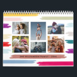 Helle und farbenfrohe Pinselstriche 12 Monate Foto Kalender<br><div class="desc">Dieser moderne 12-monatige Kalender ermöglicht es Ihnen,  die Frontabdeckung und jeden Monat mit einem Foto Ihrer Wahl zu personalisieren,  indem Sie die vorgegebenen Vorlagenfelder verwenden.</div>