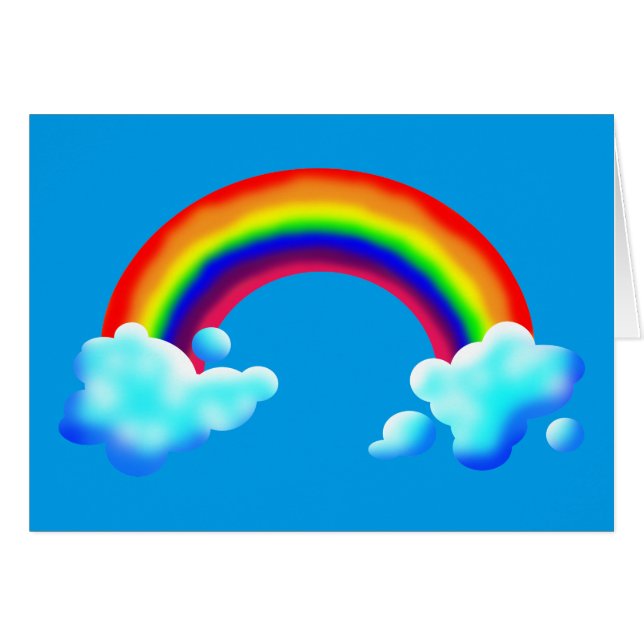 Helle und farbenfrohe Regenbogen (Vorderseite (Horizontal))