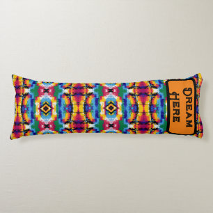 Helle und farbenfrohe Schnur Fleece Blankon Seitenschläferkissen