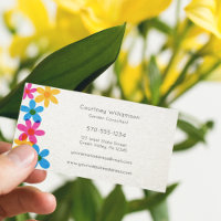Helle und fette Hippie-Blume Retro Floral