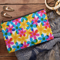 Helle und fette Hippie-Blume Retro Floral