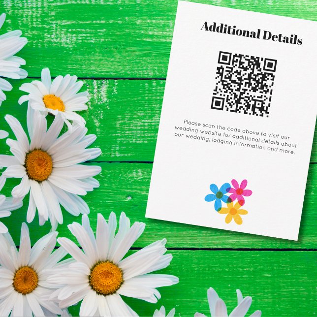 Helle und kühne Hippie-Blume Frühjahrssehen Einladung (Von Creator hochgeladen)