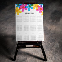 Helle und kühne Hippie-Blume Frühjahrssehen