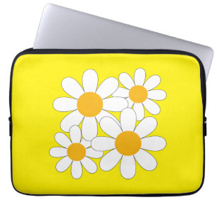 Helle und kühne Margerite Laptopschutzhülle