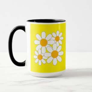 Helle und kühne Margerite Tasse