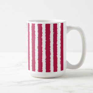 Helle und lustige Weihnachten Rote und weiße Strei Kaffeetasse