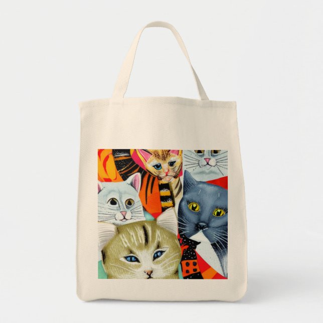 Helle und schöne Katzen Tragetasche (Vorne)