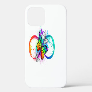 Helle Unendlichkeit mit Regenbogenschmetterling Case-Mate iPhone Hülle