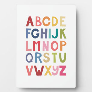 Helle Unisex ABCs Kinder im Zimmer Wand an Wand Ku Fotoplatte
