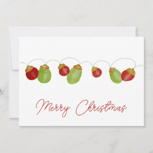 Helle Vintage Weihnachtslicht Weihnachtskarte Feiertagskarte