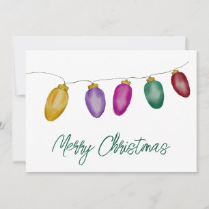Helle Vintage Weihnachtslicht Weihnachtskarte Feiertagskarte