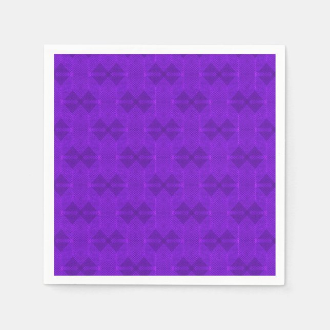 Helle violette geometrische Textur. Serviette (Vorderseite)