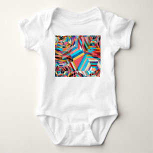 Helle Wasserfarbe: Abstrakte Fantasie Hintergrund Baby Strampler