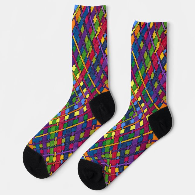 Helle Weave Socken (Linkes Detail)