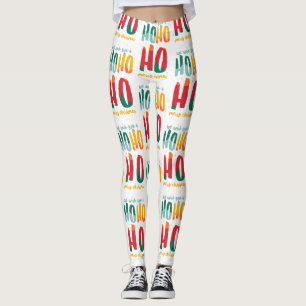 HELLE WEIHNACHTEN/ALT-FARBENWEG LEGGINGS