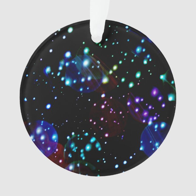 Helle Weltraum-Fantasie-Kunst Sci FI Ornament (Vorderseite)