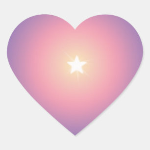 Helle White Star Sticker