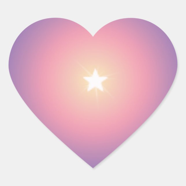 Helle White Star Sticker (Vorderseite)