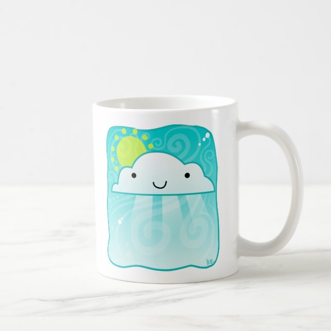 Helle Wolken-Tasse Tasse (Rechts)