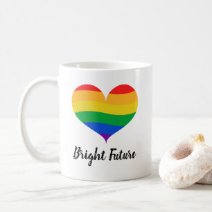 Helle zukünftige LGBTQ-Tasse Kaffeetasse