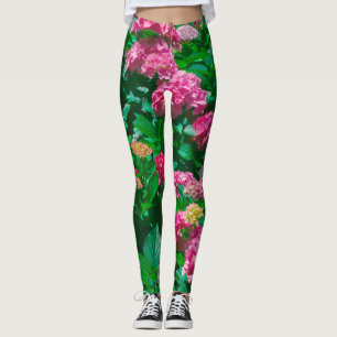 Helleborus Blume - Weihnachtsfeier Rose Leggings