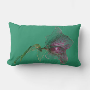 Helleborus botanische Blume Blumendesign Lendenkissen