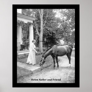 Hellen Keller VINTAGE POSTER DRINT