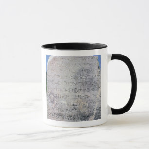 Hellenistic Epigraphstein, fand in Ephesus Tasse