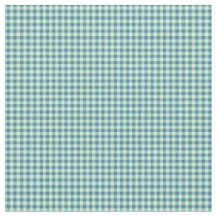 Heller aquamariner grüner Gingham Stoff