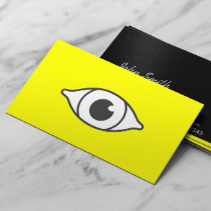 Heller Augen-Optometriker u. Visitenkarte