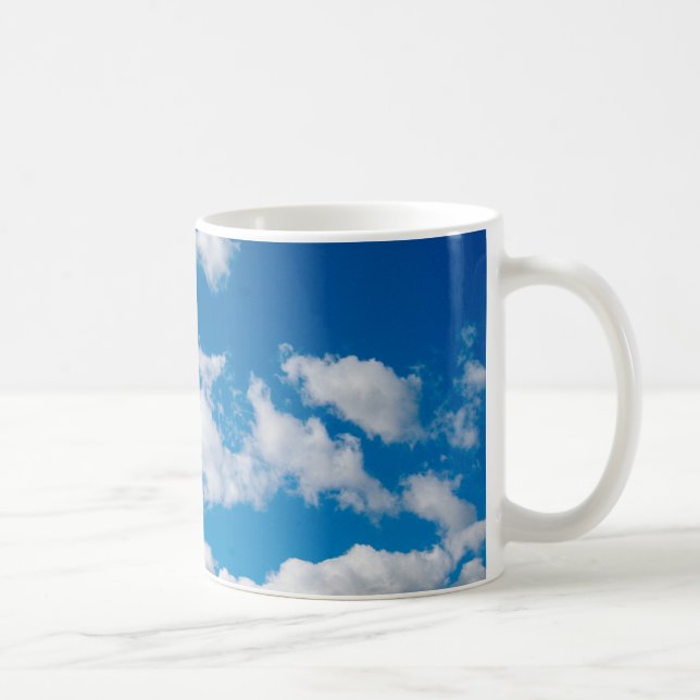 Heller blauer Himmel Tasse (Rechts)