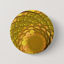 Heller Blüten-Mond Button