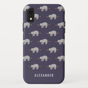 Heller bunter Spaß-Cartoon Sloth Case-Mate iPhone Hülle