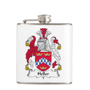 Heller Familienwappen Flachmann