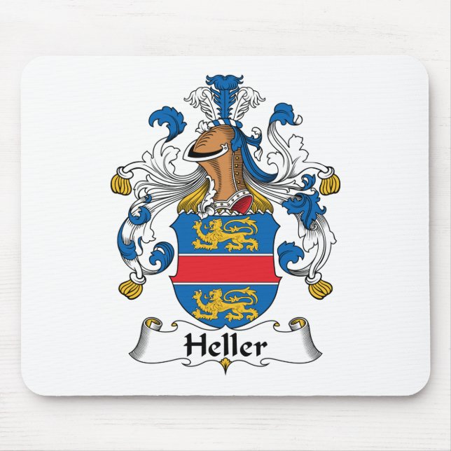 Heller Familienwappen Mousepad (Vorne)