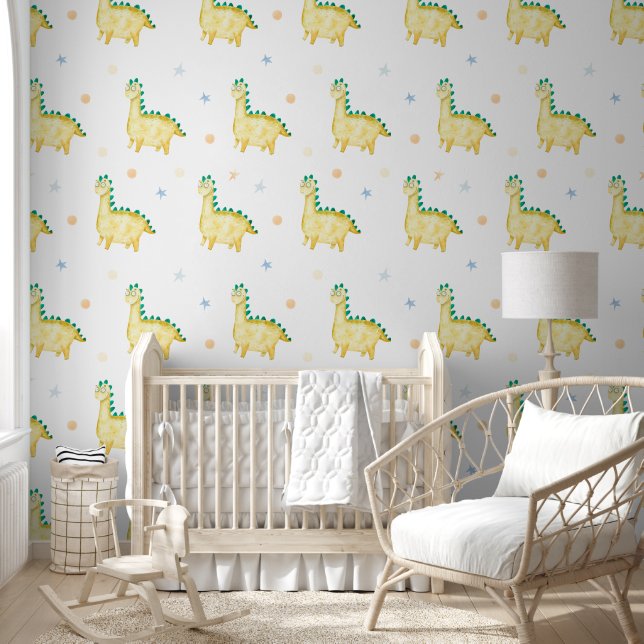 Heller "Freundlicher Dinosaurier"  Tapete (Kinder)
